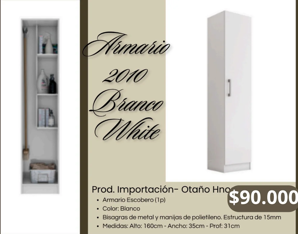 Armario 2010 BRANCO WHITE
